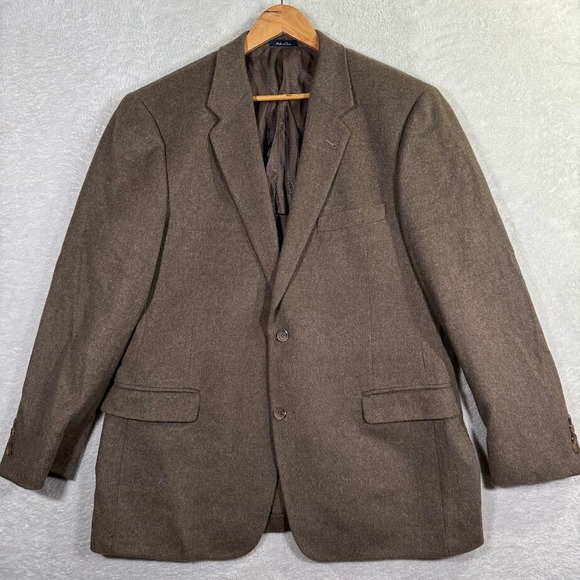 Turnbury Other - Turnbury Mens 44L Brown Sport Coat Blazer 100% Camel Hair Jacket Thick Casual